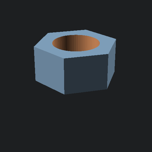 Hex Nut Blank (M8)
